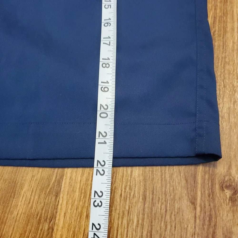 Nike‎ Golf Shorts Men 36 Blue Dri-FIT Flat Front Performance Stretch 551808-419